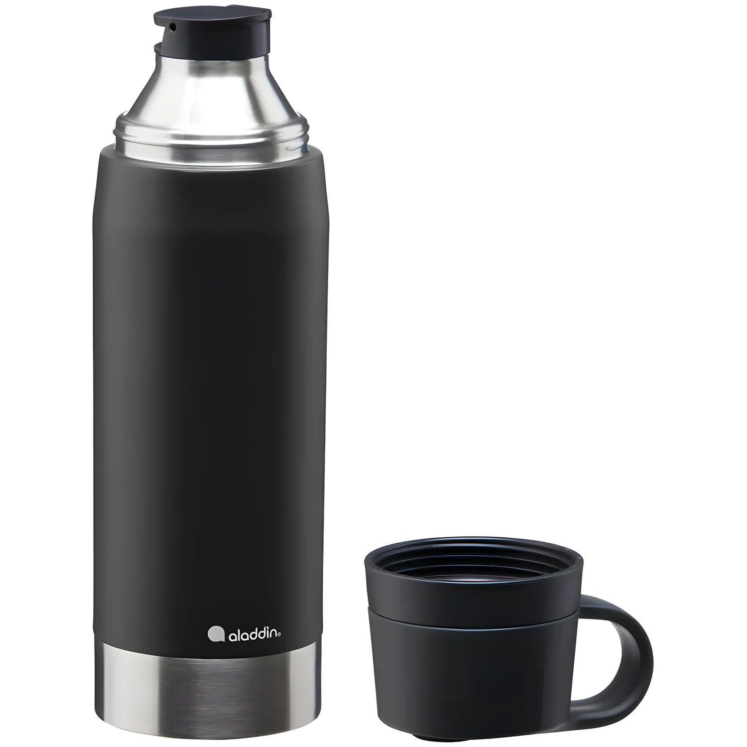 Aladin Caraffa termica CityPark nera bicchiere freddo e caldo 25 ore