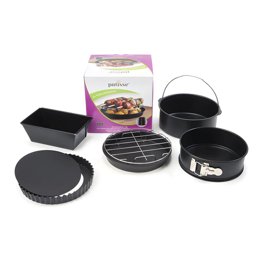 Patisse set di 7 pezzi, accessori per friggitrice ad aria da utilizzare come forno, per dolci e salati