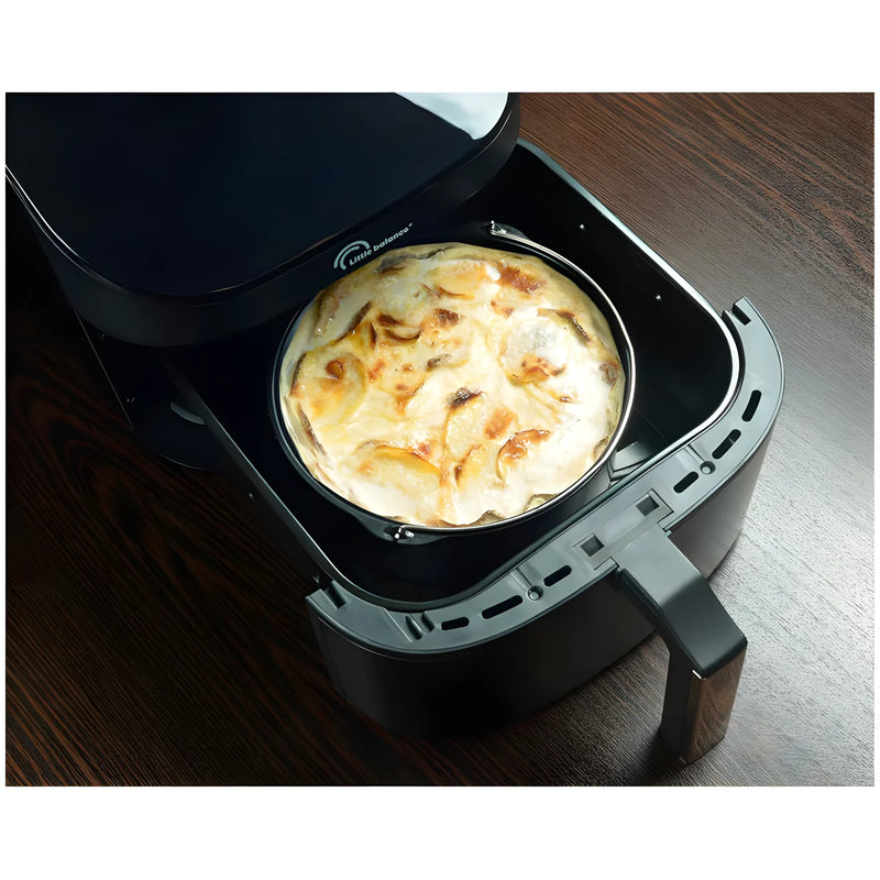 Patisse Stampo alto  con maniglia per torta e pane adatto per friggitrice ad aria calda cm Ø20x7,5