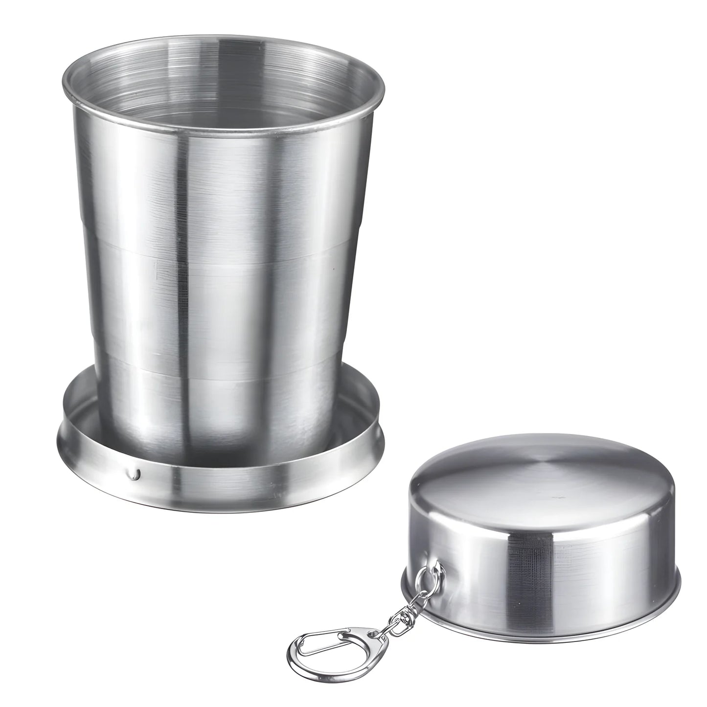 Westamark Bicchiere da viaggio con coperchio "Revivo", pieghevole