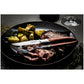Laguiole Style Set 6 coltelli da bistecca "Luxury Line" i impugnatura in pakkawood rose lama cm 10,5