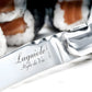 Laguiole Style Set 6 coltelli da bistecca "Luxury Line" i impugnatura in pakkawood nero lama cm 10,5