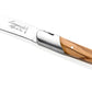 Laguiole Style Set 6 coltelli da bistecca "Luxury Line" i impugnatura in legno di ulivo lama cm 10,5