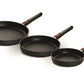 Woll Eco Lite QXR Set 3 Padelle 20-24-28 cm | Antiaderente Senza PFAS, Induzione, Made in Germany