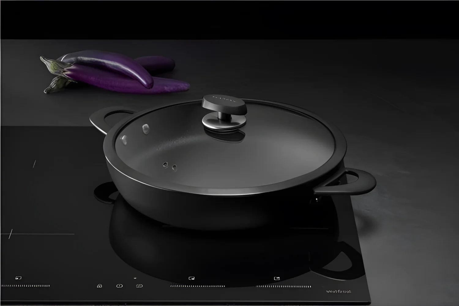 Scanpan Pro SB+ Padella Chef 32 cm 4L con Coperchio | Acciaio Inox, Induzione, Due Manici