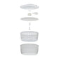 Kuchenprofi Centrifuga asciuga insalata "Wave" L 3,25/CM Ø24X16