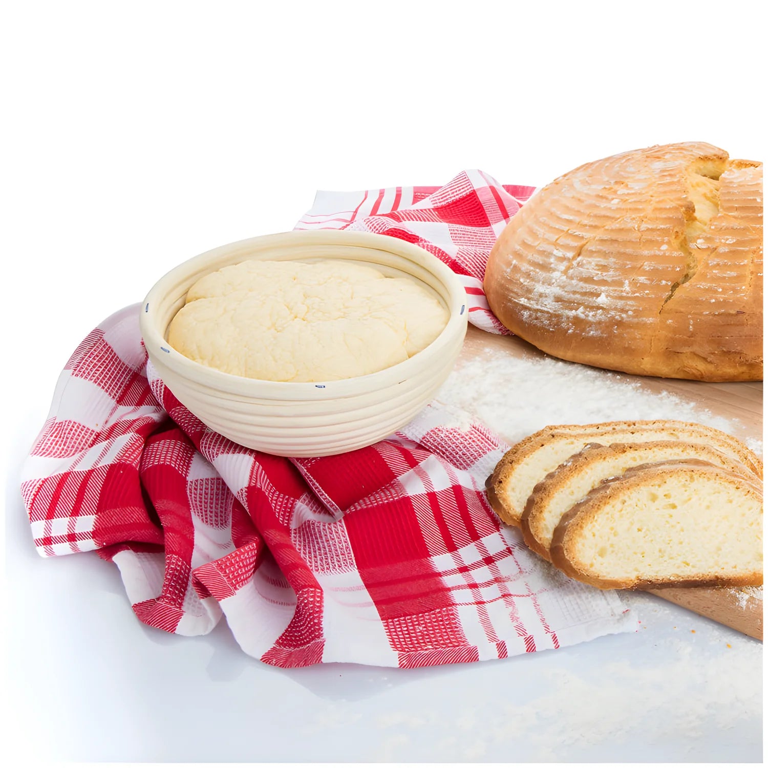 Westmark Cesto lievitazione per impasto pane tondo con copertura cm Ø17,5x8,1 per circa 750 - 1000 g di impasto