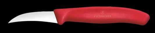 Victorinox Spelucchino cuoco lama  5,5 cm manico Rosso 6.75 01.C1