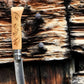Opinel coltello N°08 manico con incisione che racconta lo Sci