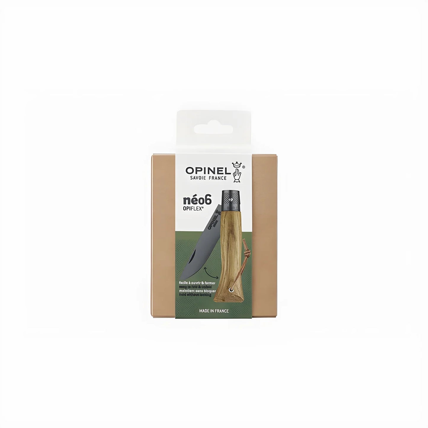 Opinel néo6 Rovere Black Il coltellino tascabile facile da usare
