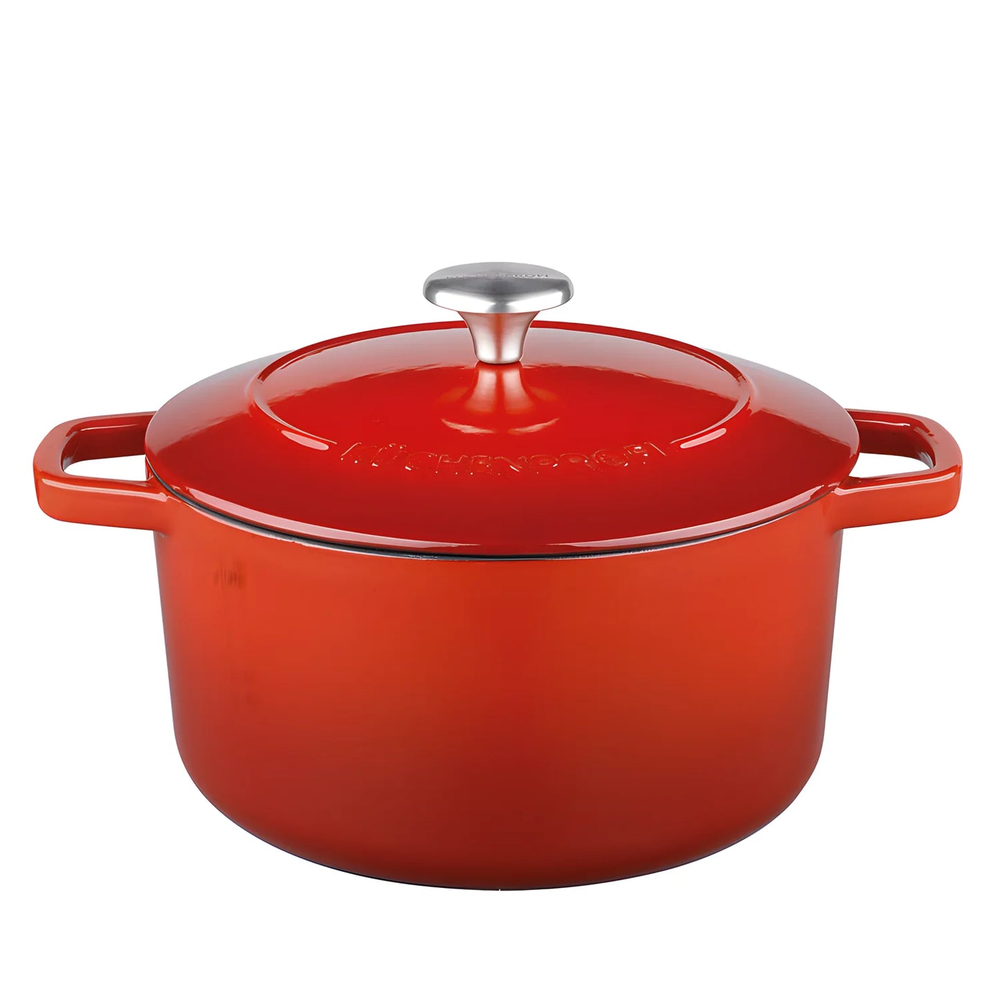 Kuchenprofi Casseruola in ghisa smaltata tonda "Bretagne" l 4,2/cm Ø24x11,5 adatta induzione