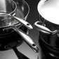 Lagostina Accademia Lagofusion Pentola 22 cm 5,39L 2 Maniglie con Coperchio | Inox 18/10, Induzione