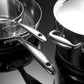 Lagostina Accademia Lagofusion Casseruola Ø 16 cm Fonda Manico Lungo in Acciaio Inox 18/10 adatta a Induzione, Gas e Forno, Finitura Lucida Esterna e Satinata Interna Fondo 5 Strati