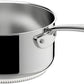 Lagostina Accademia Lagofusion Casseruola Fonda 20 cm Manico Lungo | Acciaio Inox 18/10, Induzione