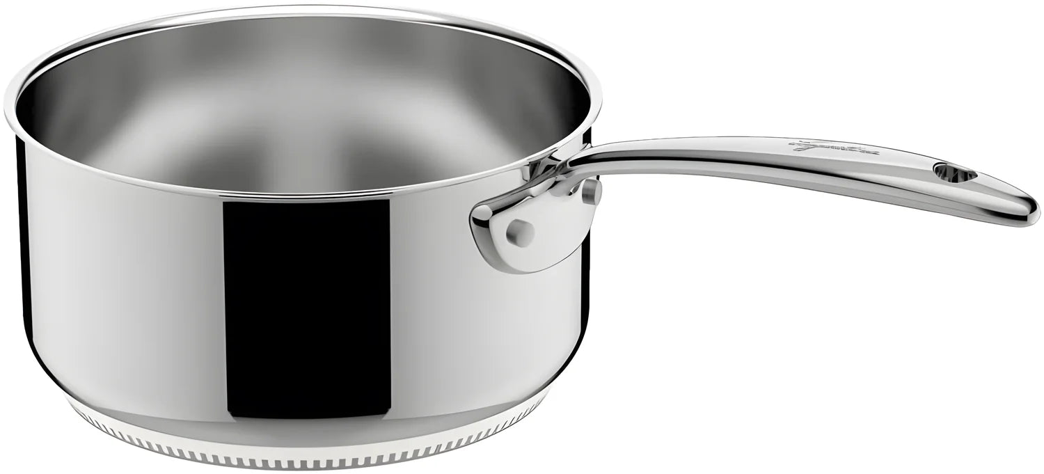 Lagostina Accademia Lagofusion Casseruola Fonda 20 cm Manico Lungo | Acciaio Inox 18/10, Induzione