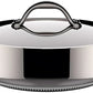 Lagostina Accademia Lagofusion Casseruola Bassa 26 cm 2 Maniglie con Coperchio | Inox 18/10, Induzione