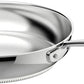 Lagostina Accademia Lagofusion Padella Acciaio Inox 18/10 Ø 24 cm Induzione Gas e Forno fino a 250 °C Finitura Lucida Esterna e Satinata Interna Fondo 5 Strati