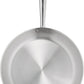 Lagostina Accademia Lagofusion Padella Acciaio Inox 18/10 Ø 24 cm Induzione Gas e Forno fino a 250 °C Finitura Lucida Esterna e Satinata Interna Fondo 5 Strati