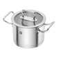 Zwilling Pro Set 5 Pentole in Acciaio Inox: Casseruola 16 cm 1,5L + 20 cm 3L, Pentola 16 cm 2L + 20 cm 3,5L + 24 cm 6L – Art. 65120-005-0