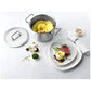 Zwilling Pro Set 5 Pentole in Acciaio Inox: Casseruola 16 cm 1,5L + 20 cm 3L, Pentola 16 cm 2L + 20 cm 3,5L + 24 cm 6L – Art. 65120-005-0