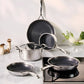 Zwilling Peak Set 5 Pentole Antiaderenti | Ceraforce HyCoat Senza PFAS, Induzione e Forno 260°C
