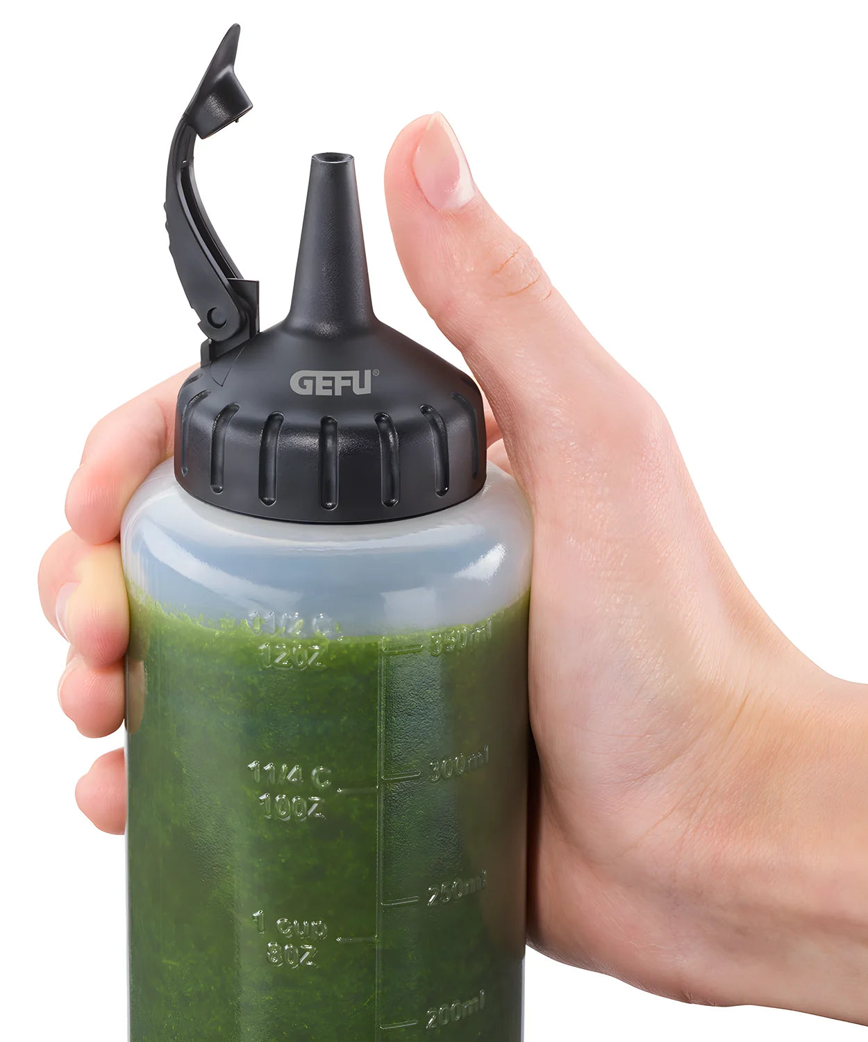 Gefu bottiglia dispenser biberon dosatrice FLEXI-FILL 350 ml 14442