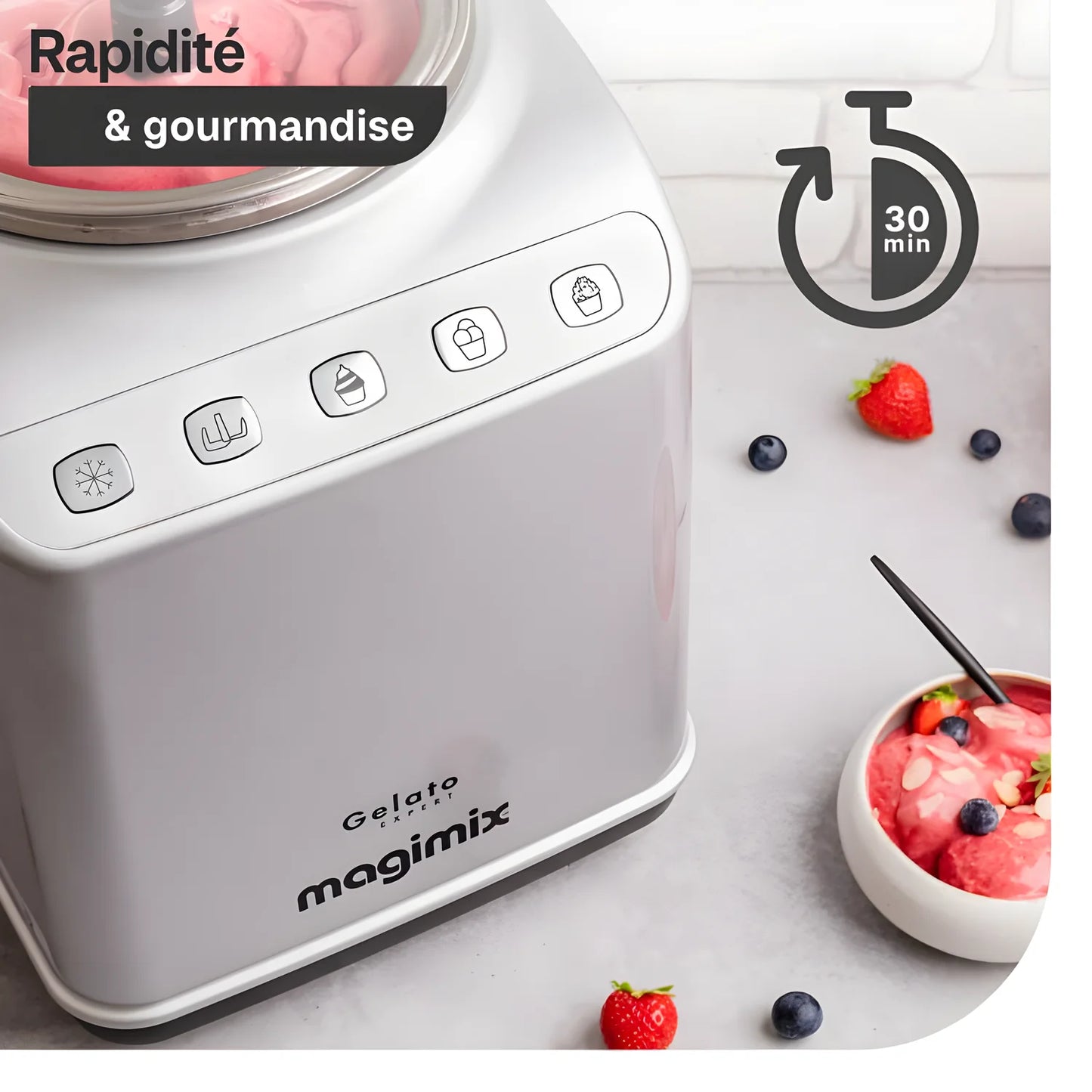 Magimix Gelato Expert Bacinella amovibile e fissa 2 litri 11680IT