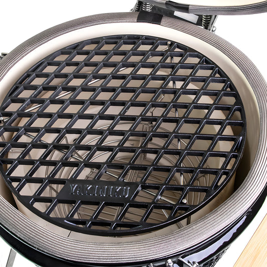 Yakiniku Griglia in Ghisa per Kamado Medium Ø41,1x1,5 cm – Marchiatura a Diamante