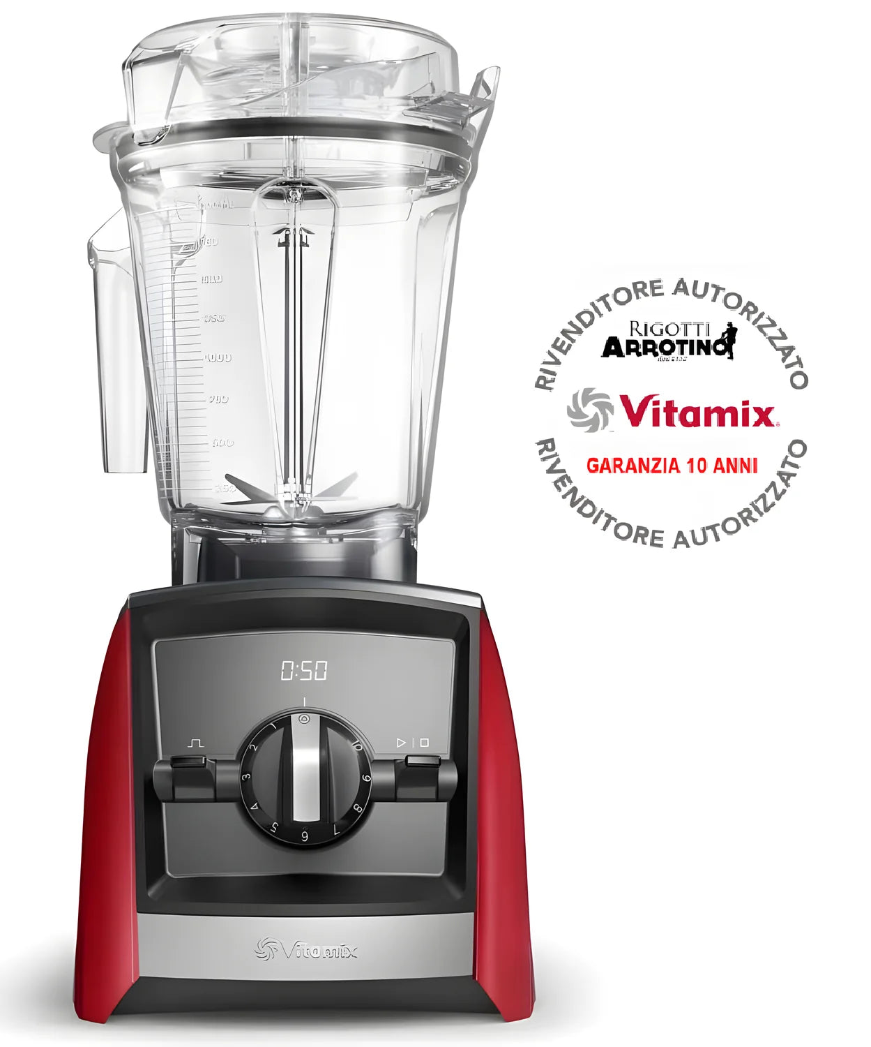 Vitamix Power Blender Ascent A2300i rosso 10 anni di garanzia