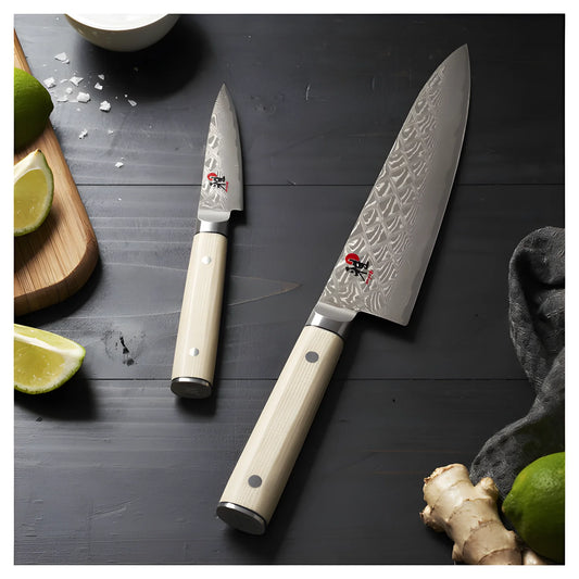 Miyabi Mikoto 4500 FC-D Coltello da Cuoco Giapponese Damascato 20 cm – 101 Strati