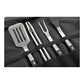 Zwilling BBQ+ Set 5 Utensili per Grill in Acciaio Inox – con Custodia in Finta Pelle