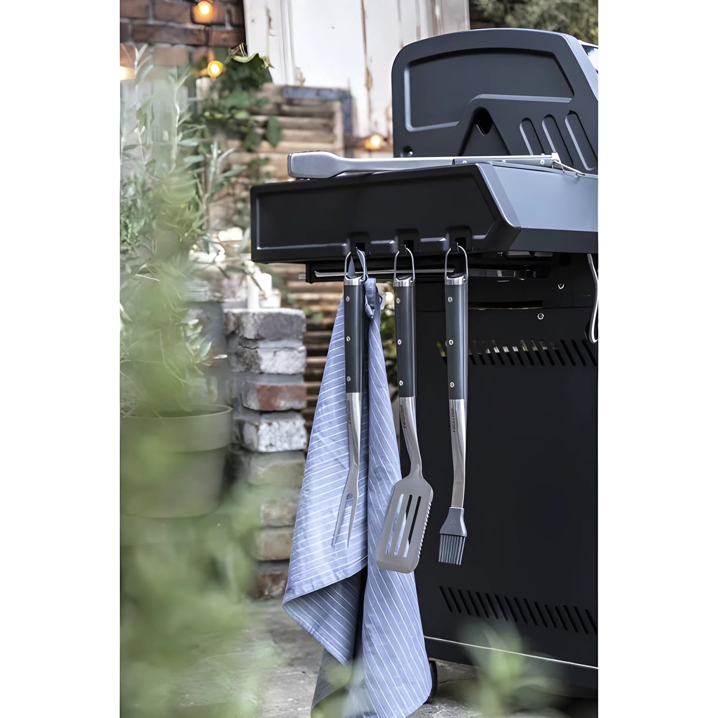 Zwilling BBQ+ Set 5 Utensili per Grill in Acciaio Inox – con Custodia in Finta Pelle