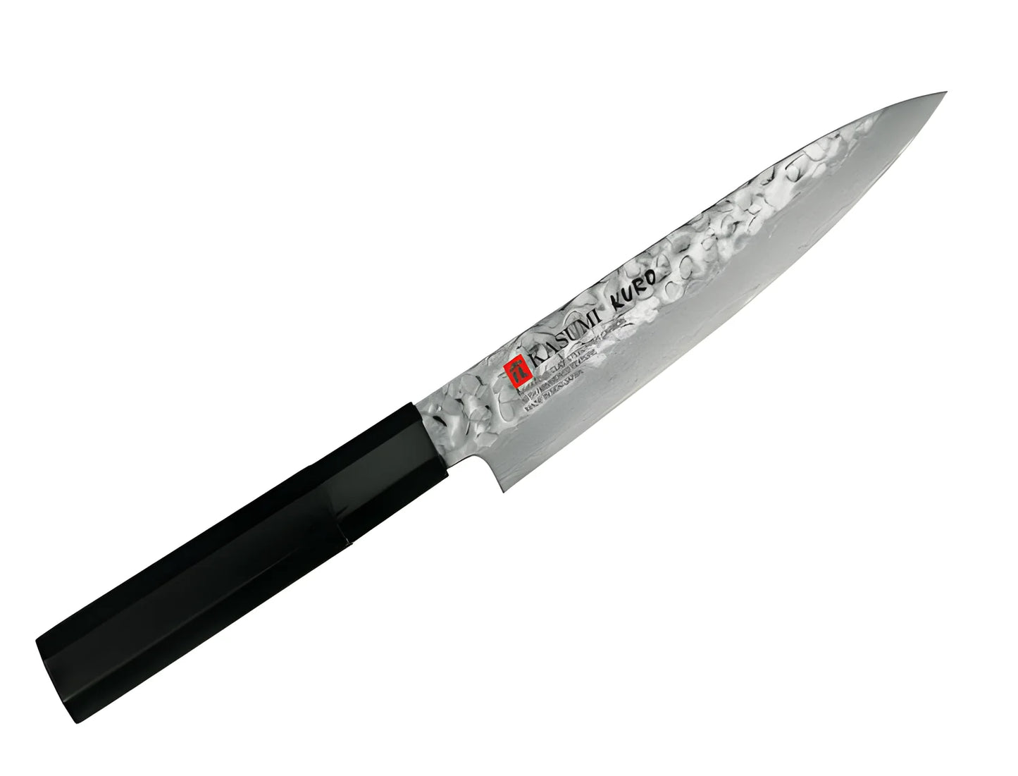 Kasumi Coltello Utility Kuro damasco martellato 15 cm K32015