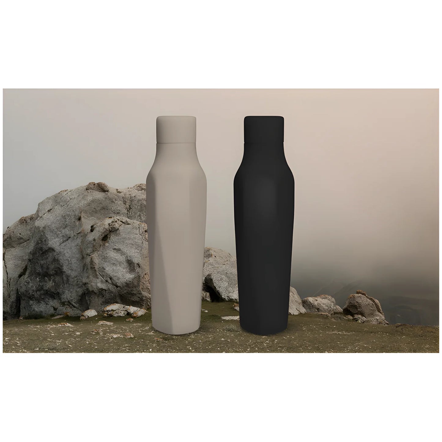 Scanpan Bottiglia termica "Explore" ml 500/cm Ø7x21,5 nera freddo 24h caldo 12h