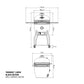 Yakiniku Kamado Large Basic "Black Edition", per 6-8 persone cm Ø49/cm , per 6-8 persone cm Ø49/cm 11