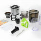 Kuvings Slow Juicer AUTO10S, silver, estrattore a freddo 50 giri al minuto + Ice Cream – Filtro per Gelati e Sorbetti