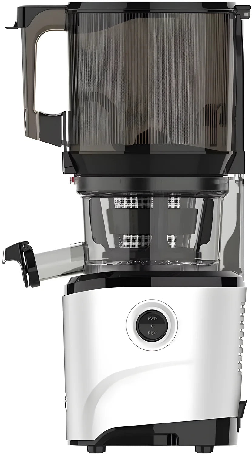 Kuvings Slow Juicer AUTO10S, silver, estrattore a freddo 50 giri al minuto + Ice Cream – Filtro per Gelati e Sorbetti
