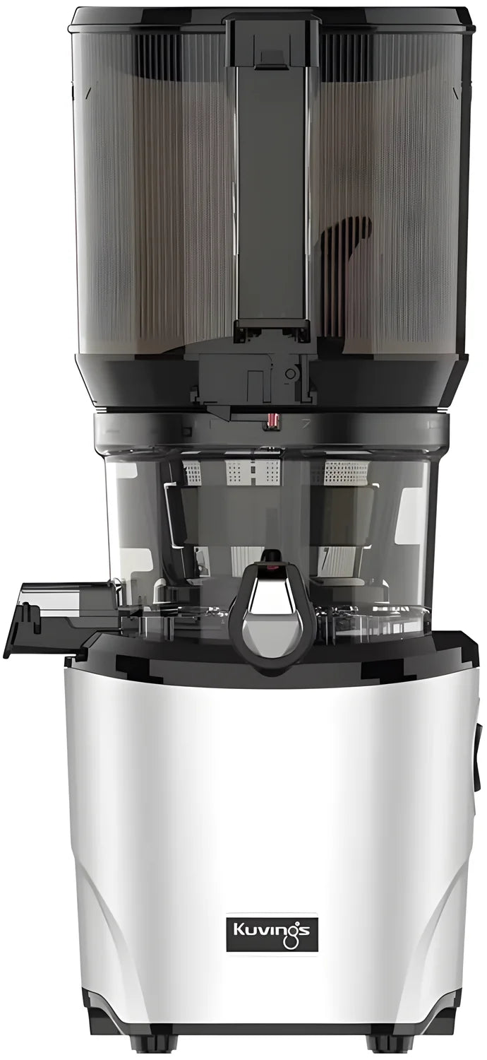 Kuvings Slow Juicer AUTO10S, silver, estrattore a freddo 50 giri al minuto + Ice Cream – Filtro per Gelati e Sorbetti