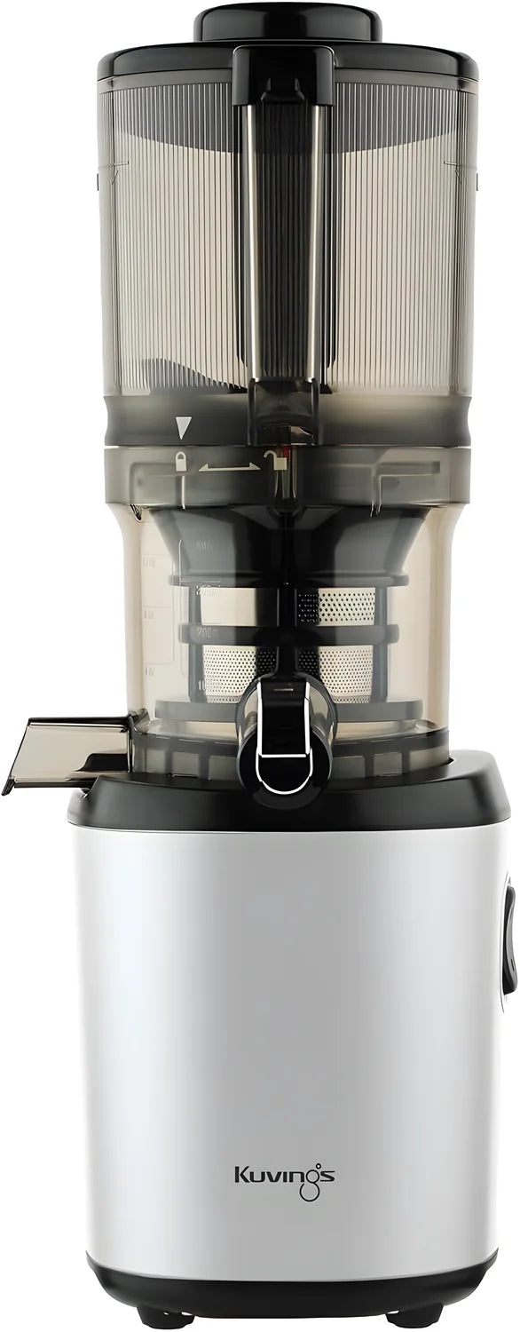 Kuvings AUTO6 Estrattore 200W Silver, Slow Juicer Automatico con Filtro da Gelato
