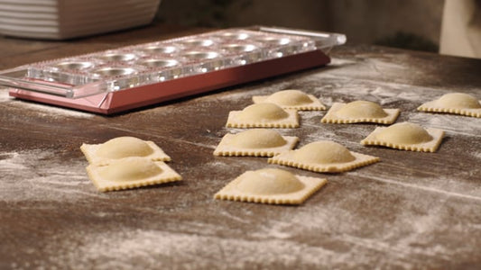 Marcato Ravioli Tablet rosa pasta ripiena veloce RT-POWD-RSA