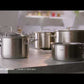 Fissler Set di pentole in acciaio inossidabile Original-Profi Collection da 9 pezzi con padella Ceratal Comfort 084-228-06-000/0