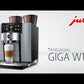 Jura GIGA W10 Diamond Silver-macchina da caffè caffetteria Professionale adatta per ufficio o B&B fino a 50 preparazioni di caffè al giorno senza rifornire..