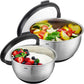Gefu 35025 Ciotola Salvafreschezza inox con coperchio MUOVO Ø 12 cm