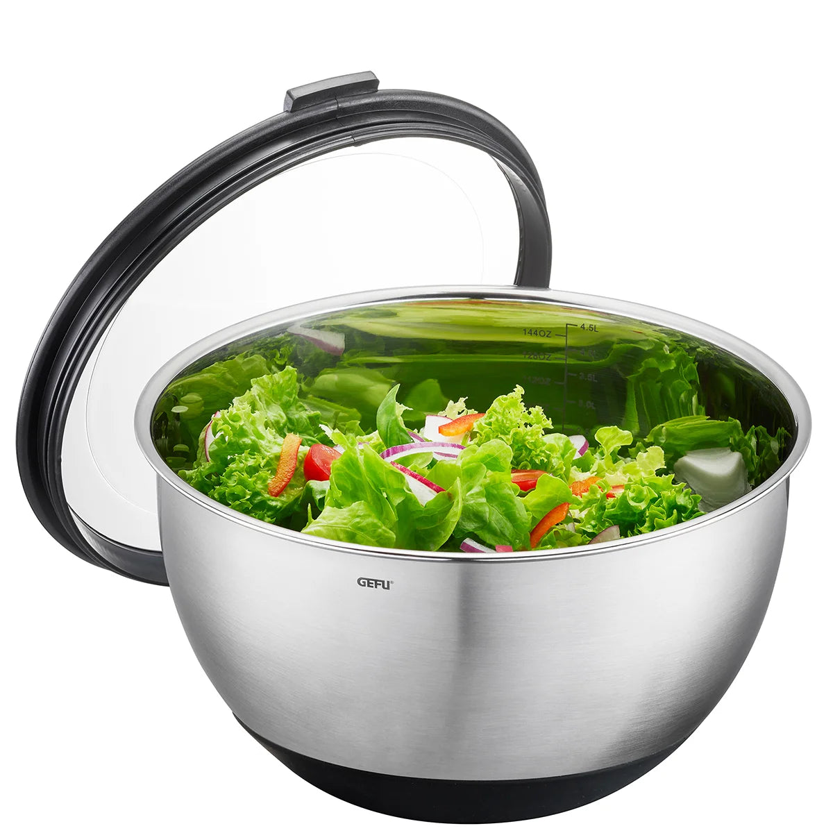 Gefu Ciotola Salvafreschezza inox con coperchio Ø 24 cm 35050