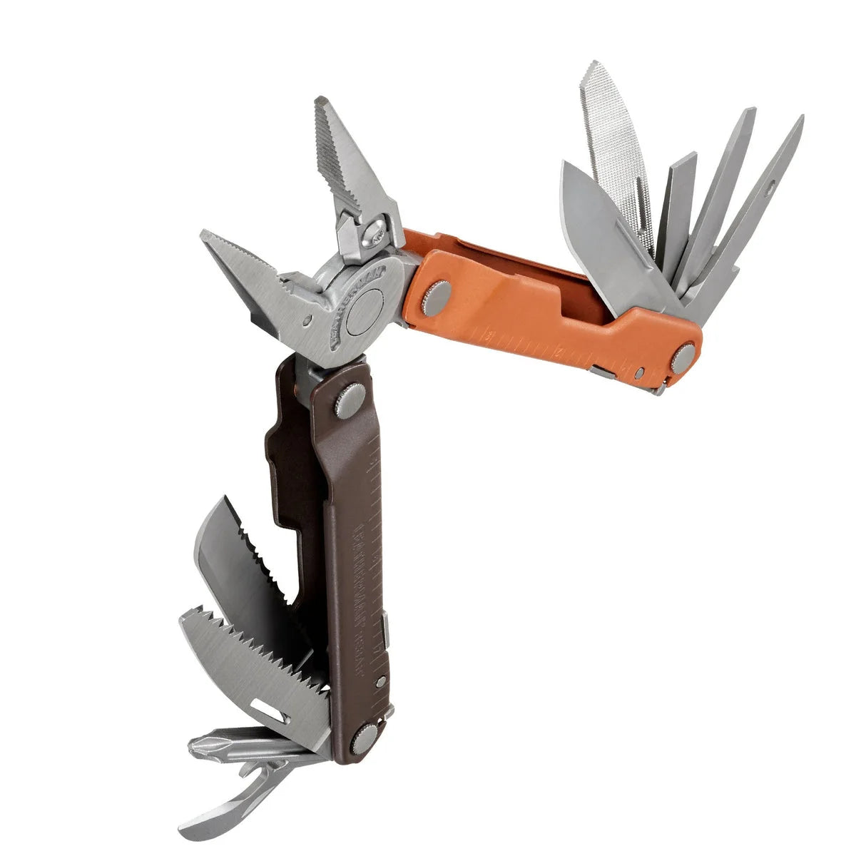 Leatherman Rebar Heathered Cranberry pinza multifunzione con fodero LM833317