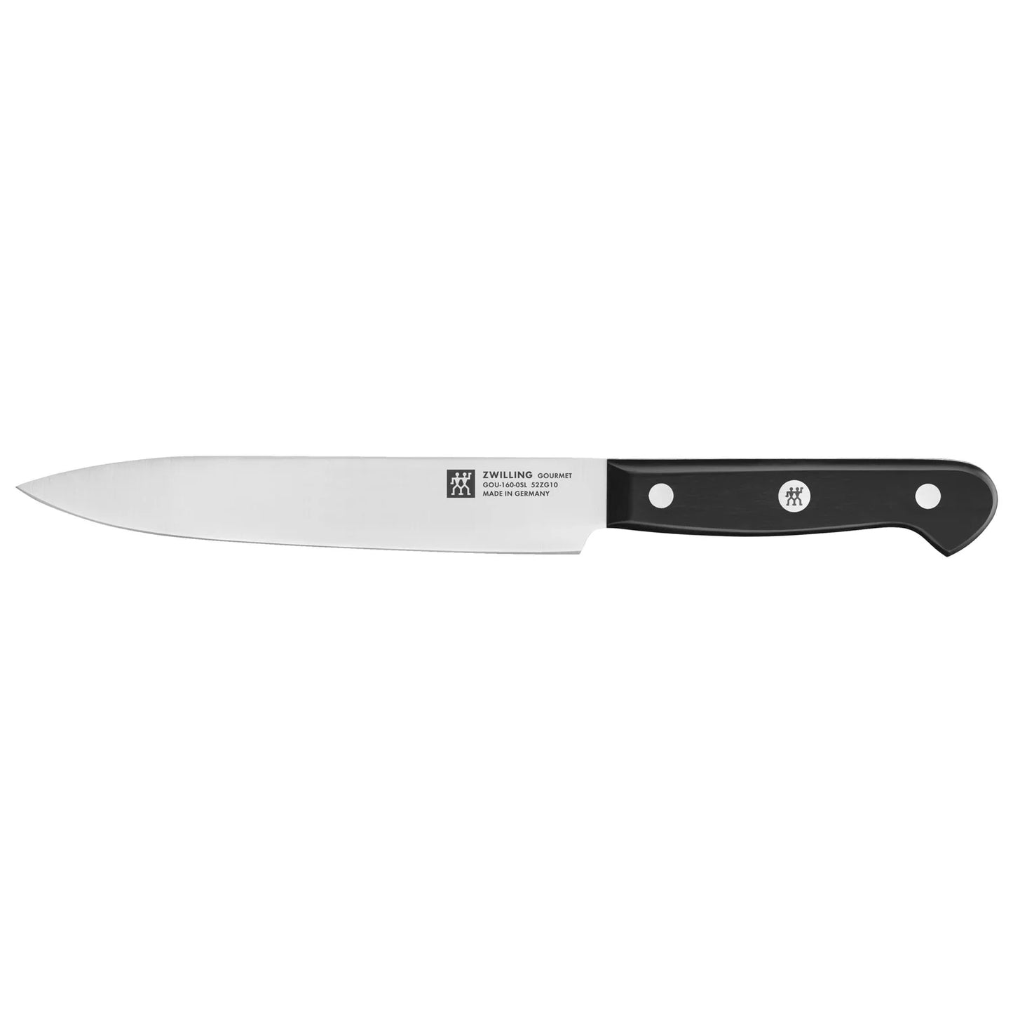 Zwilling Gourmet Spelucchino Curvo Liscio 6 cm – Acciaio Inox, Manico Ergonomico