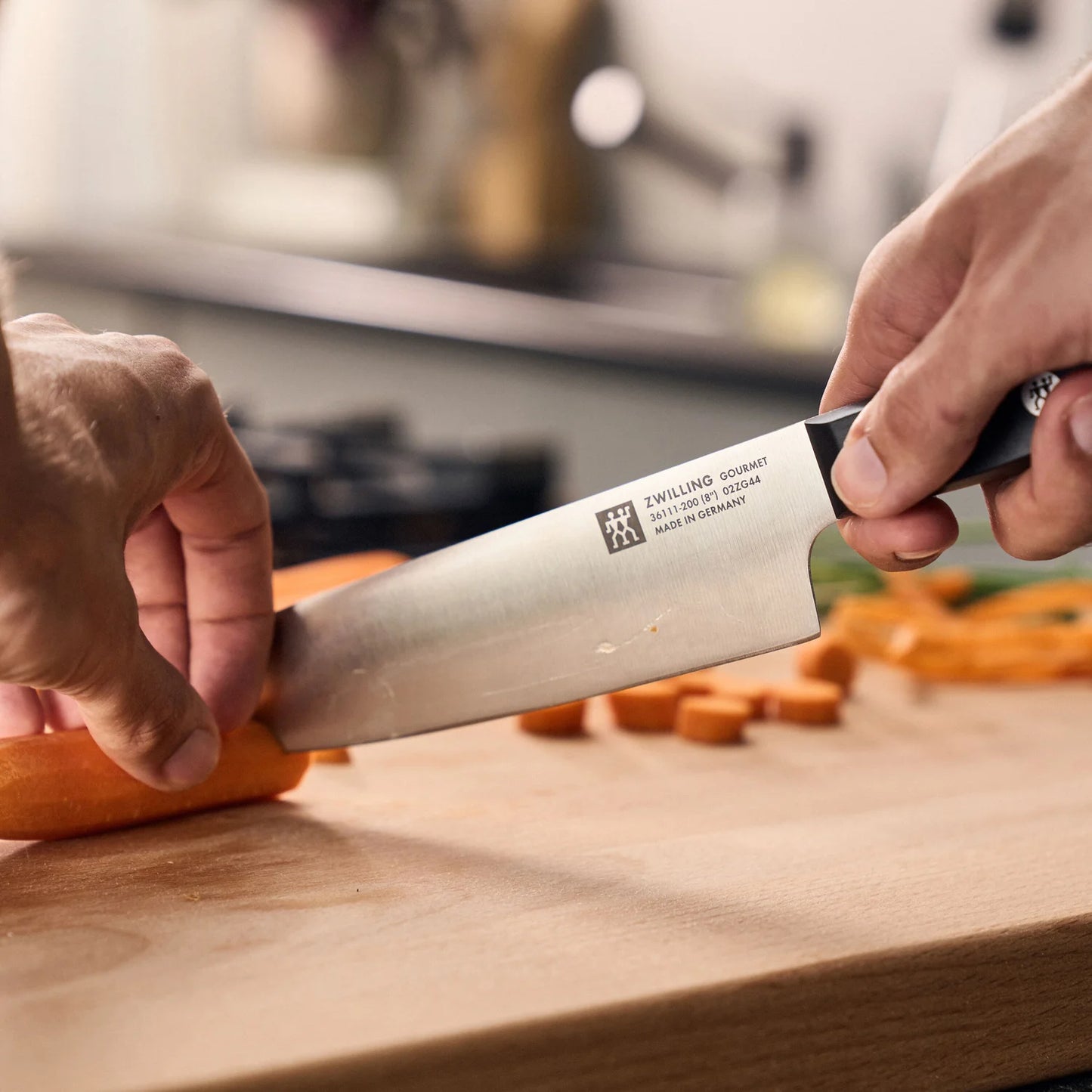 Zwilling Gourmet Coltello da Verdura Liscio 8 cm – Acciaio Inox, Manico Ergonomico