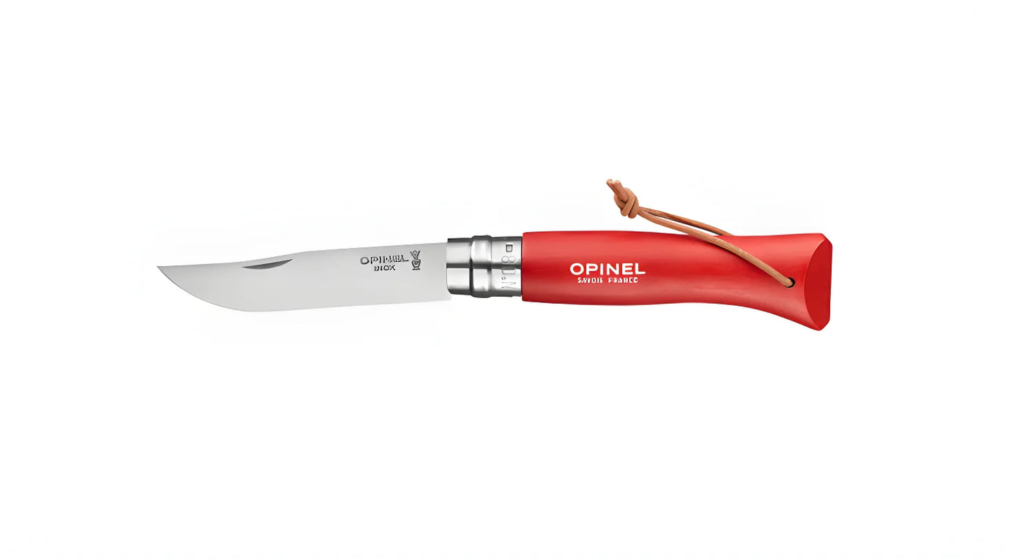Opinel N. 08 coltello Impugnatura incisa tema Marmotta