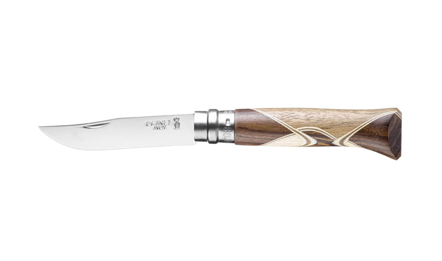 Opinel N. 08 coltello Impugnatura incisa tema Marmotta