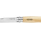 Opinel N. 08 coltello con Impugnatura incisa tema Arrampicata
